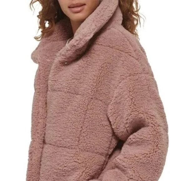 LEVI'S Sherpa Fleece Short Teddy Jacket Size L NEW - Picture 2 of 11